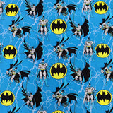 FS636_3 Batman Rope | Fabric | Batman, Blue, Brand, Branded, Children, comic, comics, Cotton, Cotton SALE, dc, drape, Fabric, fashion fabric, hero, Kids, Light blue, logo, making | Fabric Styles