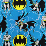 FS636_3 Batman Rope | Fabric | Batman, Blue, Brand, Branded, Children, comic, comics, Cotton, Cotton SALE, dc, drape, Fabric, fashion fabric, hero, Kids, Light blue, logo, making | Fabric Styles