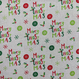 FS786 Merry Christmas Cotton Fabric White | Fabric | blue, celebration, Christmas, Christmas Tree, Cotton, drape, Dream, Fabric, fashion fabric, Festive, House, Light blue, making, sewing, Ski, Skirt, Snow, Snowflake, tree, Xmas | Fabric Styles