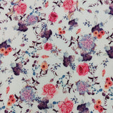 FS754 Ivory Floral | Fabric | Chain, Chains, drape, Fabric, fashion fabric, Floral, Flower, making, Peach, Peachy, Sale, sewing, Skirt | Fabric Styles