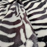 FS748 Supersoft Zebra Fleece Fabric Black & White | Fabric | Animal, Children, drape, Fabric, fashion fabric, Fleece, Leopard, making, Poly Fleece, sewing, Skirt, Zebra | Fabric Styles