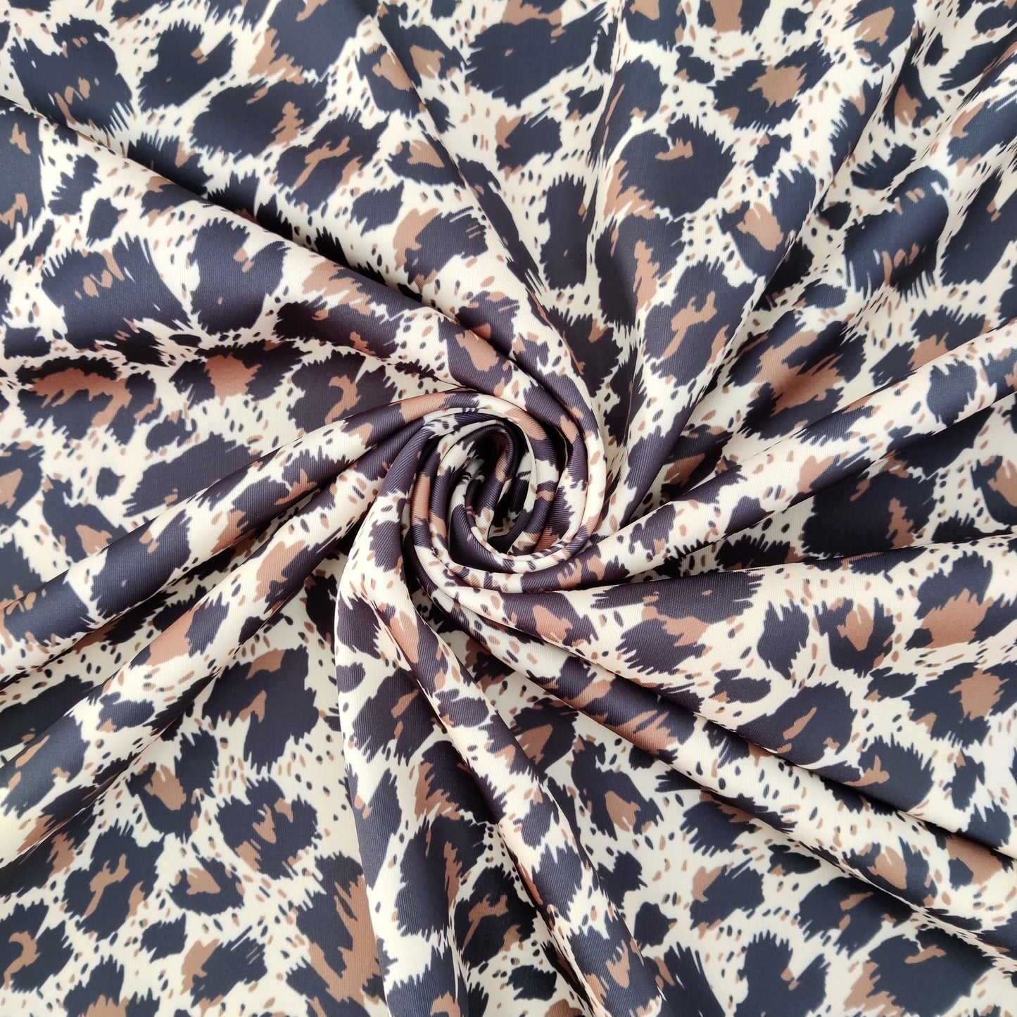FS456 Paint Stroke Leopard | Fabric | Animal, drape, Fabric, fashion fabric, FS456, Leopard, Scuba, sewing, Stretchy | Fabric Styles
