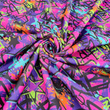 FS797 Graffiti | Fabric | comic, conversational, fabric, graffiti, jersey, kids, scuba, slang, stretch | Fabric Styles