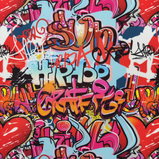 FS798 Graffiti | Fabric | comic, conversational, fabric, graffiti, jersey, kids, scuba, slang, stretch | Fabric Styles