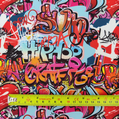 FS798 Graffiti | Fabric | comic, conversational, fabric, graffiti, jersey, kids, scuba, slang, stretch | Fabric Styles