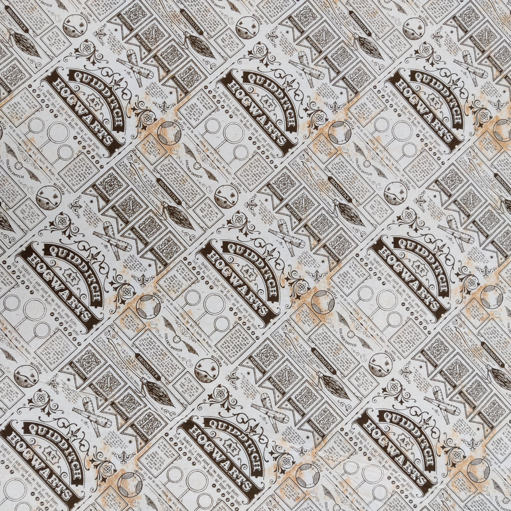 FS635_14 Harry Potter Quidditch Rules | Fabric | Children, Cotton, FS635, Harry Potter, Quidditch | Fabric Styles