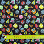 FS598_2 Star Wars Icons Cotton | Fabric | Brand, Branded, Children, comic, Cotton, Darth, Darth Vader, Fabric, fashion fabric, Flash, Iron Man, Kids, logo, making, man, Navy, Star, Star Wars, Vader, War, Wars | Fabric Styles