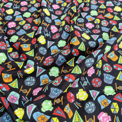 FS598_2 Star Wars Icons Cotton | Fabric | Brand, Branded, Children, comic, Cotton, Darth, Darth Vader, Fabric, fashion fabric, Flash, Iron Man, Kids, logo, making, man, Navy, Star, Star Wars, Vader, War, Wars | Fabric Styles