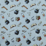 FS635_11 Harry Potter Blue Soft Wash Potions | Fabric | Children, Cotton, Fabric, FS635, Harry Potter, Potions | Fabric Styles