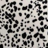 FS829 Dalmatian Fur Fabric | Fabric | animal, Dalmatian, Fabric, fleece, fur, furry, Monochrome, spots, Winter | Fabric Styles