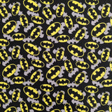 FS636_6 Batman Logo Comics Cotton | Fabric | Batman, Blue, Brand, Branded, Children, comic, comics, Cotton, Cotton SALE, dc, drape, Fabric, fashion fabric, hero, Kids, Light blue, logo, making, Pencil, superhero | Fabric Styles