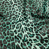 FS005 Leopard Print Scuba, Spun Polyester & Velvet Fabric