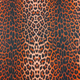 FS005 Leopard Print Scuba, Spun Polyester & Velvet Fabric