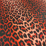 FS005 Leopard Print Scuba, Spun Polyester & Velvet Fabric
