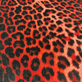 FS005 Leopard Print Scuba, Spun Polyester & Velvet Fabric