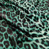 FS005 Leopard Print Scuba, Spun Polyester & Velvet Fabric