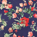 FS1045 Navy Floral Stretch Knit Fabric Navy | Fabric | Fabric, fashion fabric, Floral, making, Navy, Sale, Scuba, sewing, stretch, Stretchy | Fabric Styles