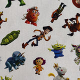 FS764_2 Disney Toy Story | Fabric | blue, Brand, Branded, Buzz, Buzz lighter, Children, Cotton, Disney, drape, elsa, Fabric, fashion fabric, Kids, Light blue, making, sewing, Skirt, snowman, Toy Story, Woody | Fabric Styles