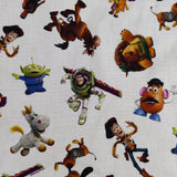 FS764_2 Disney Toy Story | Fabric | blue, Brand, Branded, Buzz, Buzz lighter, Children, Cotton, Disney, drape, elsa, Fabric, fashion fabric, Kids, Light blue, making, sewing, Skirt, snowman, Toy Story, Woody | Fabric Styles