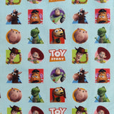 FS764_1 Toy Story Patches | Fabric | blue, Brand, Branded, Buzz, Buzz lighter, Children, Cotton, Disney, drape, Fabric, fashion fabric, Kids, Light blue, making, olaf, Pink, sewing, Skirt, Toy Story, Woody | Fabric Styles