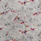 FS763_3 Disney Frozen Olaf Cotton | Fabric | blue, Brand, Branded, Children, Cotton, Disney, drape, elsa, Fabric, fashion fabric, frozen, Frozen 2, Kids, Light blue, making, olaf, sewing, Skirt, Snow, Snowflakes, snowman, XMAS | Fabric Styles