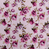 FS814_1 Pink Roses Poly Cotton | Fabric | Children, Colourful, drape, Fabric, fashion fabric, Floral, Flower, Flowers, making, Navy, Poly, Poly Cotton, Rose, Sale, sewing, Skirt, White | Fabric Styles