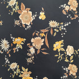 FS849 Black Floral | fabric, limited, sale, scuba | Fabric Styles
