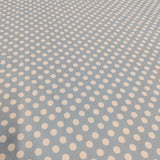 147B - 2.9m Blue Polka | fabric, limited, sale | Fabric Styles