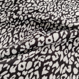 FS873 Black White Leopard | Fabric | Animal, drape, Fabric, fashion fabric, FS456, Leopard, Scuba, sewing, Stretchy | Fabric Styles