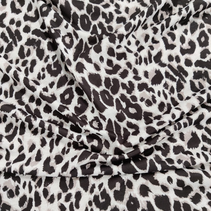 FS872_1 Green & Grey Leopard | Fabric | Animal, Animals, drape, Fabric, fashion fabric, Green, Grey, Leopard, Leopards, Sale, sewing, spun poly, Spun Polyester, Spun Polyester Elastane, Stretchy | Fabric Styles