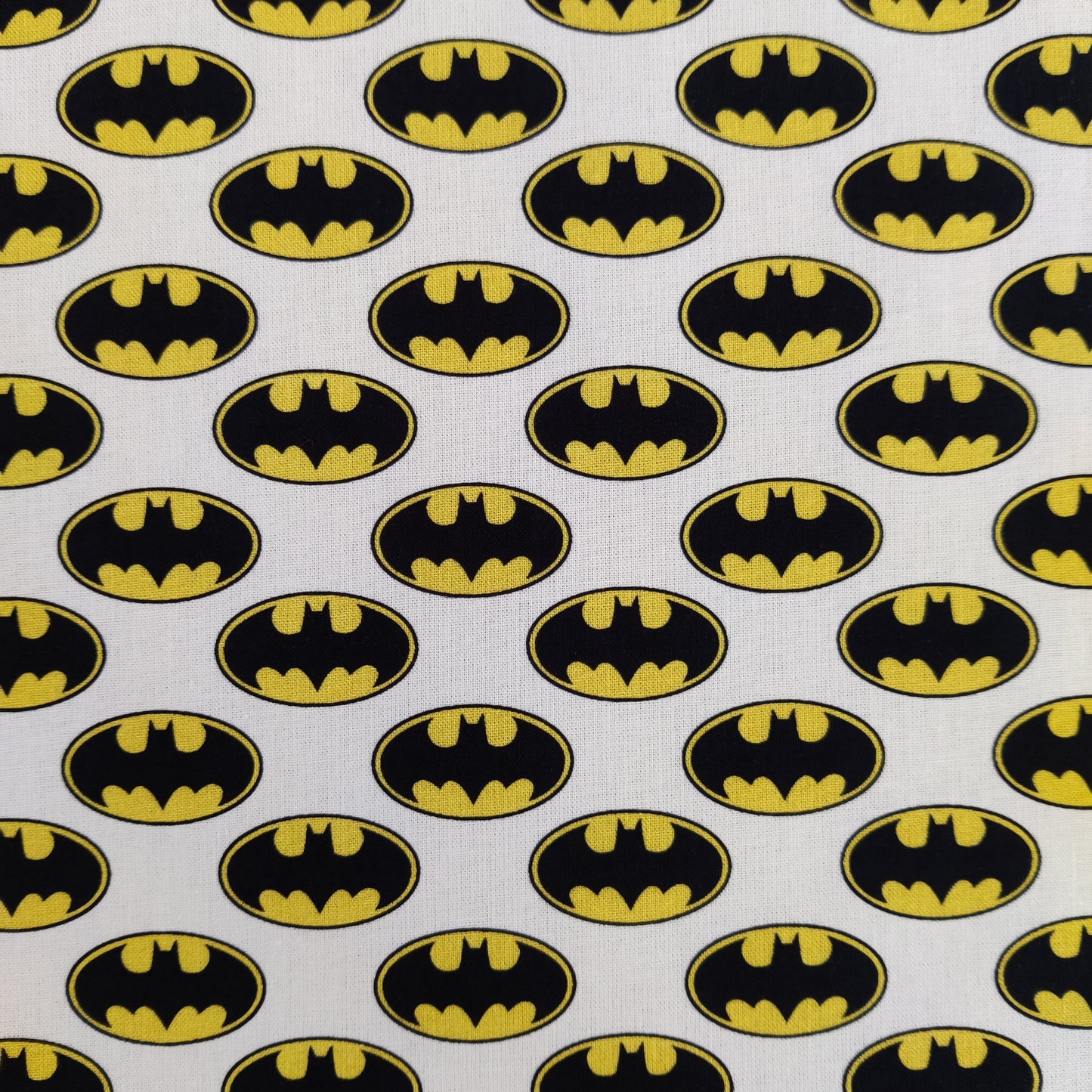 FS636_7 Batman Classic Badge Cotton | Fabric | Batman, Blue, Brand, Branded, Children, comic, comics, Cotton, Cotton SALE, dc, drape, Fabric, fashion fabric, hero, Kids, Light blue, logo, making, Pencil, superhero | Fabric Styles