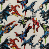 FS895_2 Avengers Superheros Cotton | Fabric | Baby, Batman, Brand, Branded, Children, comic, comics, Cotton, Defenders, Fabric, fashion fabric, Hero, Kids, Light blue, logo, Spiderman, Super Hero, superhero, Superman | Fabric Styles