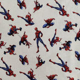FS756_4 Spider-Man Figure Cotton | Fabric | Action, Action Figure, Brand, Branded, Children, comic, comics, Cotton, Fabric, fashion fabric, Figure, Flash, hero, Kids, Light blue, logo, making, man, Marvel Comics, Spider, Spider Man, Spiderman, super, superhero | Fabric Styles