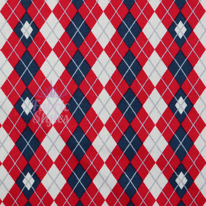 FS686 Christmas Festive Mount Checks Cotton Fabric Red | Fabric | blue, celebration, Checks, Christmas, Christmas Tree, Cotton, drape, Dream, Fabric, fashion fabric, Festive, House, Light blue, making, Red, Sale, sewing, Ski, Skirt, Snow, Snowflake, tree, Xmas | Fabric Styles