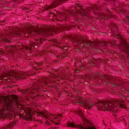 FS508_1 Floral Sequins Lace | Fabric | drape, Fabric, fashion fabric, Lace, New, Plain, Sequins, sewing, Stretchy, textured | Fabric Styles