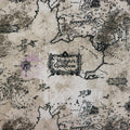 FS982_4 Lord The Of The Rings Middle Earth Map - Cotton | Fabric | Book, Brand, Branded, Characters, Children, comics, Cotton, Fabric, fashion fabric, Limited, Logo, Lord, Lord of the Rings, making, Movie, Ring, Rings | Fabric Styles