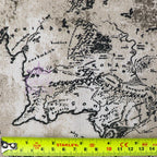 FS982_4 Lord The Of The Rings Middle Earth Map - Cotton | Fabric | Book, Brand, Branded, Characters, Children, comics, Cotton, Fabric, fashion fabric, Limited, Logo, Lord, Lord of the Rings, making, Movie, Ring, Rings | Fabric Styles