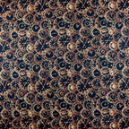 FS659 Steampunk Clocks Cotton Fabric Black | Fabric | blue, celebration, children's, Cotton, Fabric, fashion fabric, kids, sewing | Fabric Styles