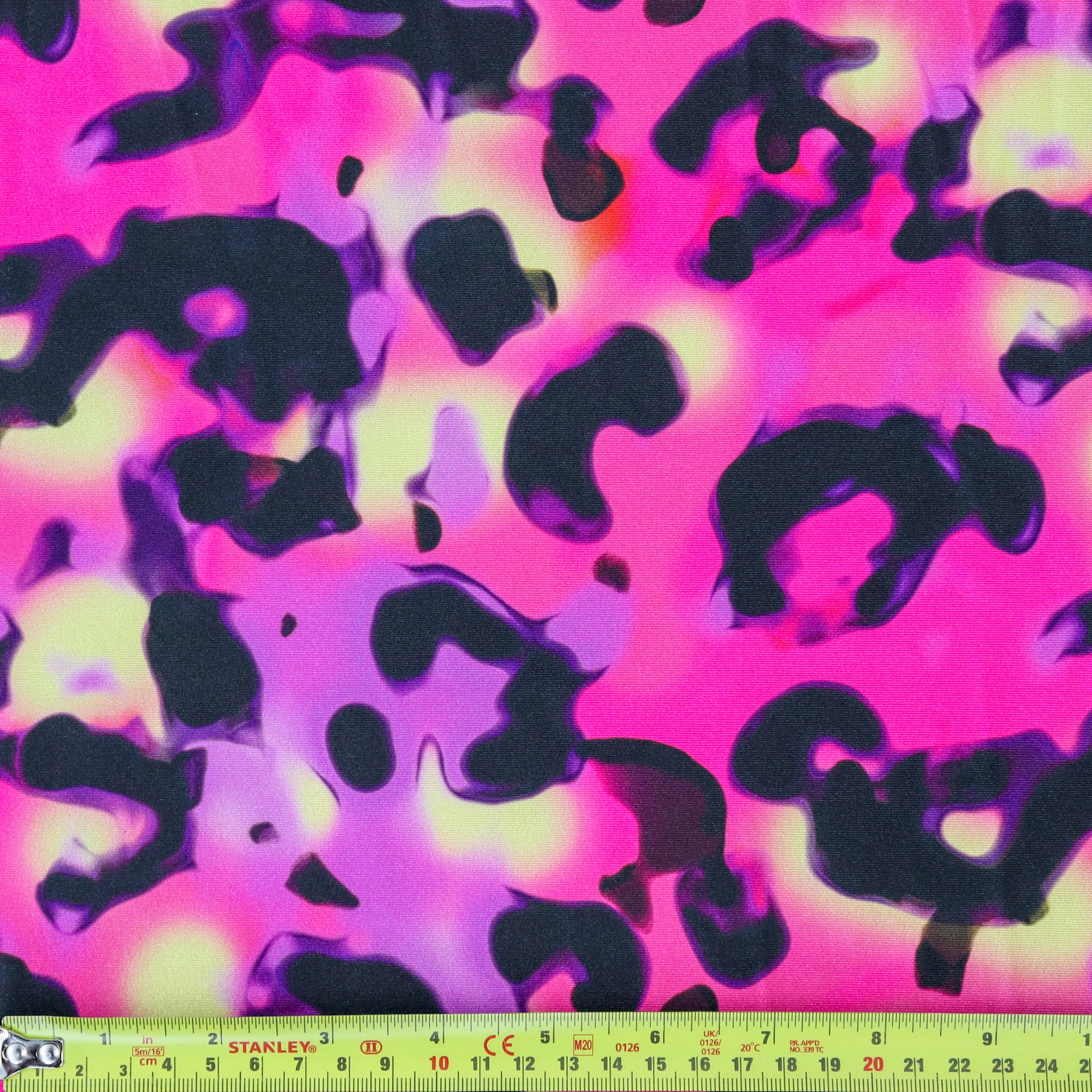 FS1133 Pink Leopard Spandex Stretch Fabric | Fabric | animal, Fabric, Leopard, Neon, pink, purple, spandex, yellow | Fabric Styles
