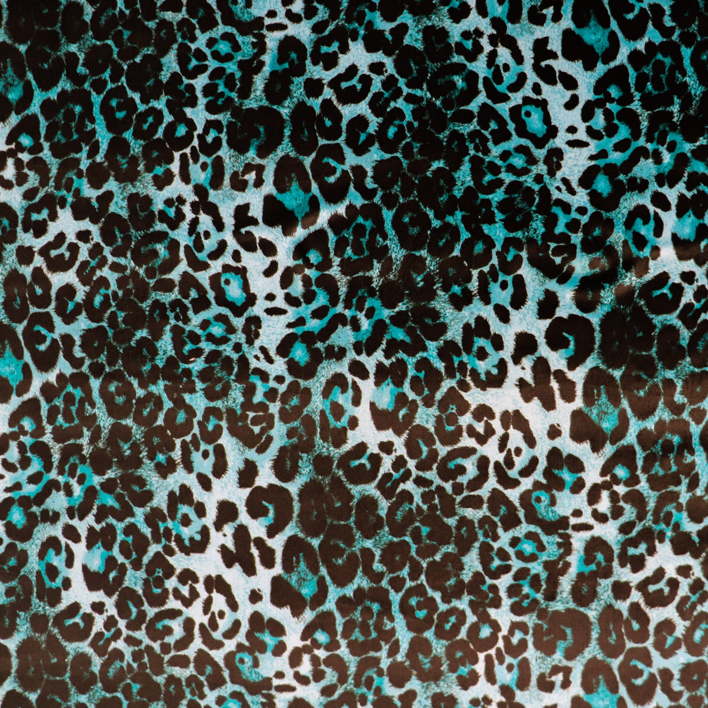 FS1131 Teal Leopard Velvet Stretch Knit Fabric | Fabric | Animal, blue, fabric, Leopard, teal, Velour, Velvet | Fabric Styles