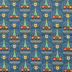 FS635_25 Harry Potter – Hogwarts Christmas Cotton Fabric | Fabric | Children, Christmas, Cotton, Fabric, FS635, Harry Potter, Hogwarts, Santa, XMAS TREE | Fabric Styles
