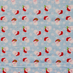 FS1160 Christmas Santa Snowglobes Cotton Fabric Blue | Fabric | 100% Cotton, Christmas, Cotton, drape, Fabric, face, fashion fabric, Hat, making, Reindeer, sewing, Sledge, sleigh, Snake, Snow, Snowflake, snowflakes, Snowing, Snowman, Snowmen, Stars, xmas | Fabric Styles
