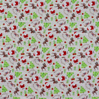 FS1161 Christmas Santa Snowglobes Friends Cotton Fabric Brown | Fabric | 100% Cotton, Christmas, Cotton, drape, Fabric, face, fashion fabric, Hat, making, Reindeer, sewing, Sledge, sleigh, Snake, Snow, Snowflake, snowflakes, Snowing, Snowman, Snowmen, Stars, xmas | Fabric Styles