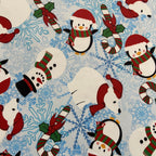 Snow Storm Christmas Fabric