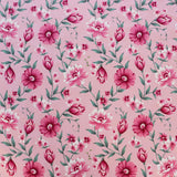 FS1178 Pretty Pink Floral Print Scuba Stretch Knit Fabric | Fabric | fabric, floral, Flowers, New, pink, scuba, Small Flowers | Fabric Styles