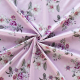 FS1180 Pink Flower Lust Print Scuba Stretch Knit Fabric | Fabric | fabric, floral, New, pink, scuba | Fabric Styles
