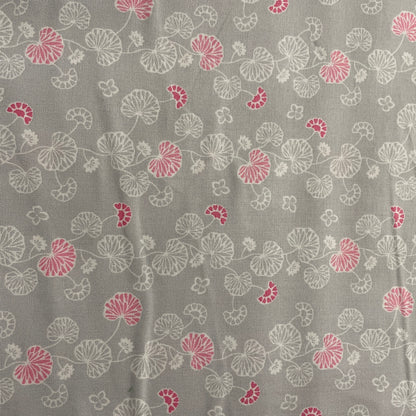 FS862 Vine Flower Grey | Fabric | Cotton, drape, Fabric, fashion fabric, Floral, Flower, making, Rose, Roses, sALE, sewing, Skirt, Woven | Fabric Styles
