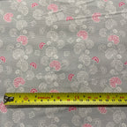 FS862 Vine Flower Grey | Fabric | Cotton, drape, Fabric, fashion fabric, Floral, Flower, making, Rose, Roses, sALE, sewing, Skirt, Woven | Fabric Styles