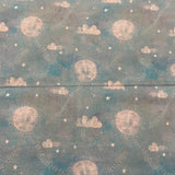 FS868 Adventures in the Sky Floating Cotton Fabric Blue | Fabric | Clouds, Cotton, drape, Fabric, fashion fabric, Kids, making, Safari, sewing, Skirt, Woven | Fabric Styles