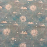 FS868 Adventures in the Sky Floating Cotton Fabric Blue | Fabric | Clouds, Cotton, drape, Fabric, fashion fabric, Kids, making, Safari, sewing, Skirt, Woven | Fabric Styles